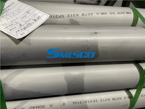  Tubería sin costura, tubería de gran tamaño ASTM A312 TP316L para transporte de fluidos